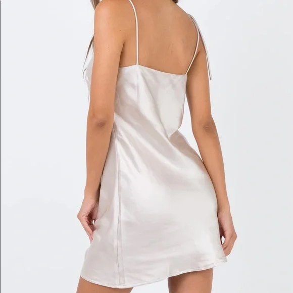 (SOLD) Princess Polly Silky Slip Dress - Picture 4 of 5